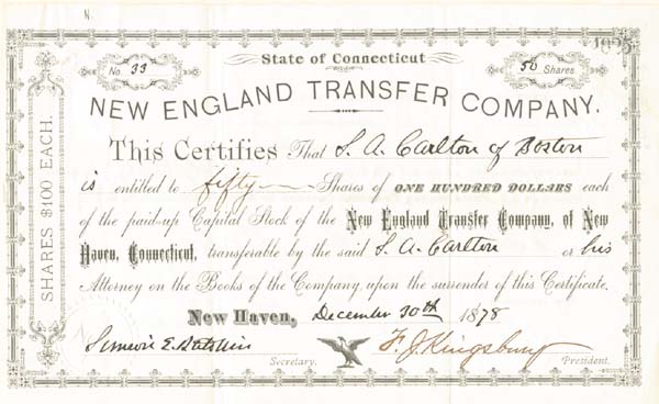 New England Transfer Co.